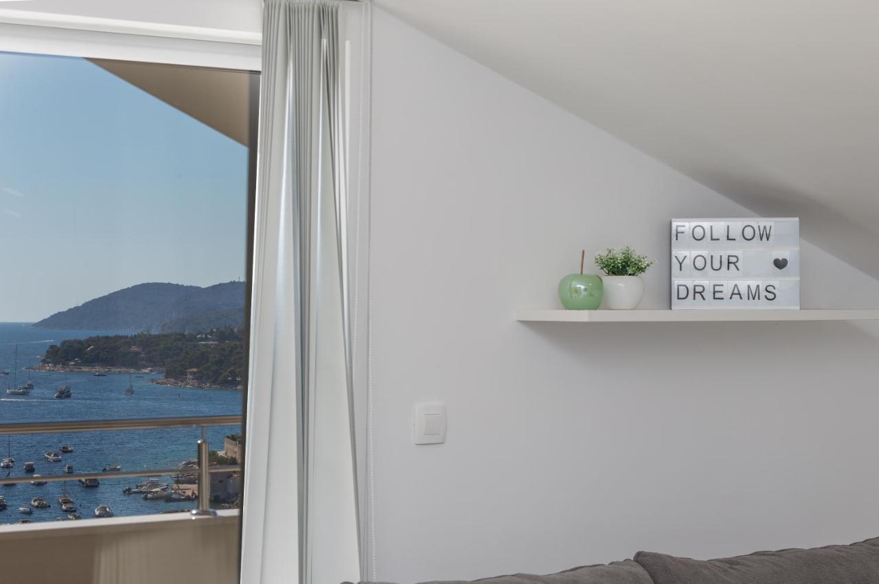 Ferienwohnung Golden View Penthouse Hvar Town Exterior foto